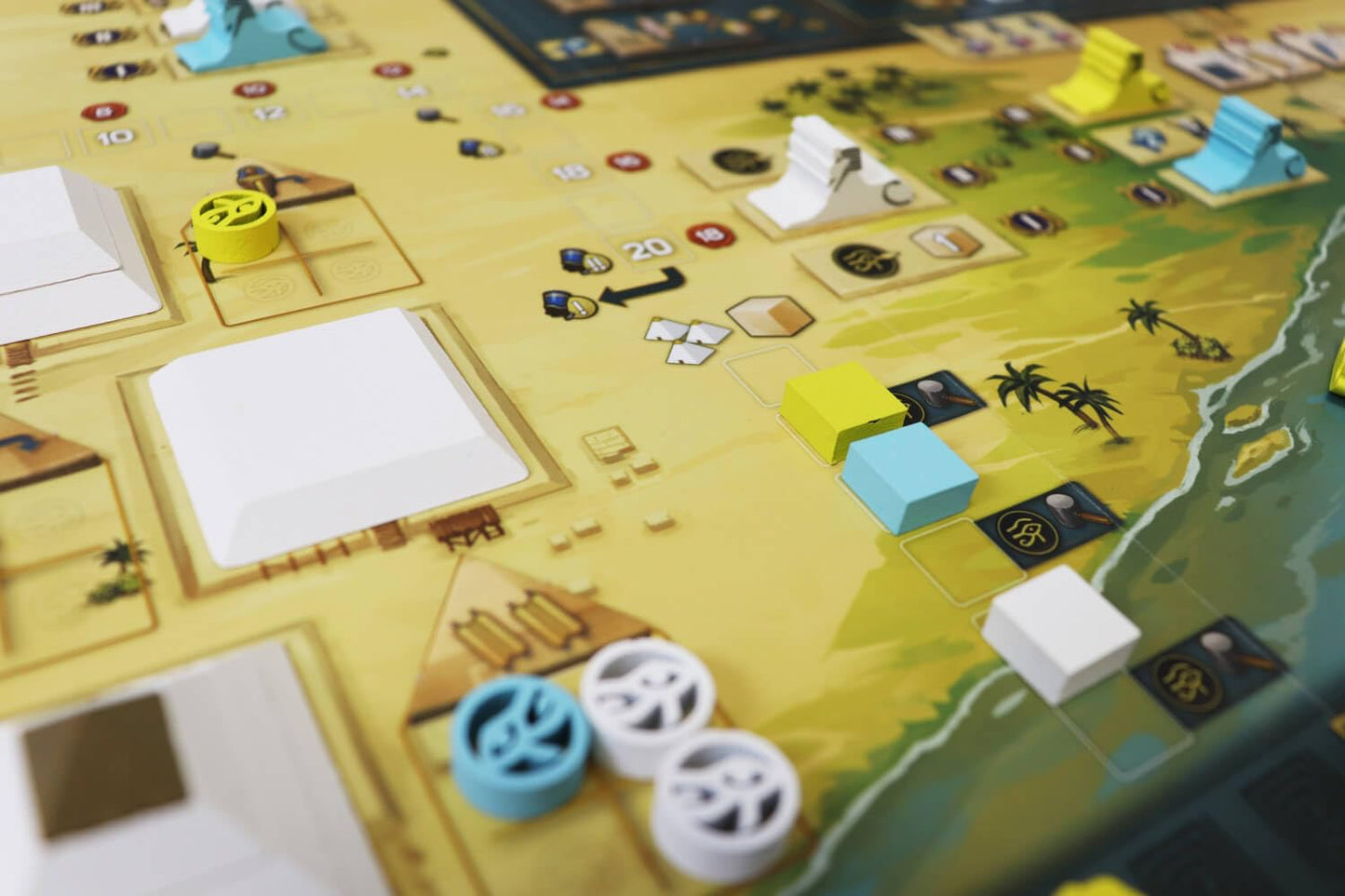 Men-Nefer Board Game - Journey Through Ancient Egypt! Worker Placement Strategy Game, Fun Family Game for Kids & Adults, Ages 14