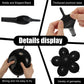 100 Pcs Link Balloon Linking Balloon Latex Linkable Balloons Connected Wedding Party Decoration (Black, 10 Inch)