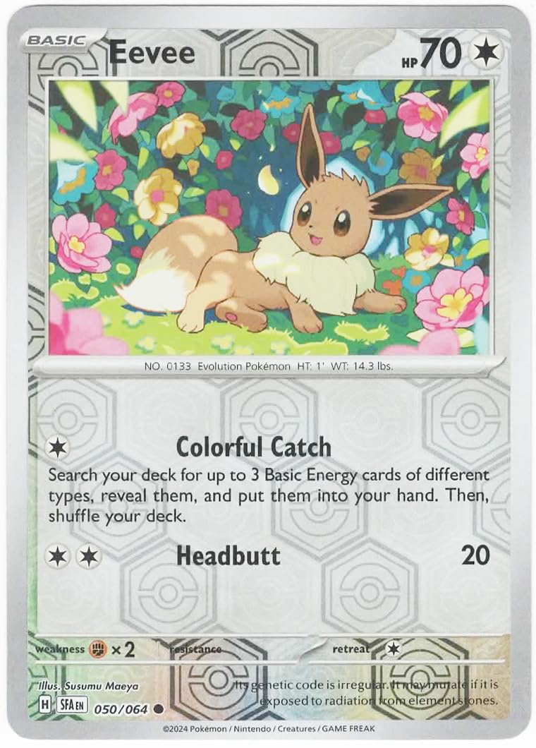 Pokemon - Eevee 050/064 - Shrouded Fable - Reverse Foil - Single Card