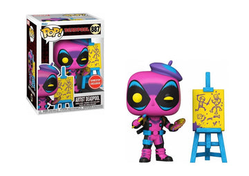 Funko Pop! Bucket List Artist Deadpool 887 Exclusive Figure