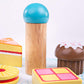 Bigjigs Toys Wooden Cake Stand with 9 Wooden Play Food Cakes - Quality Toy Food for Toddlers & Children, Perfect Kids Wooden Kit