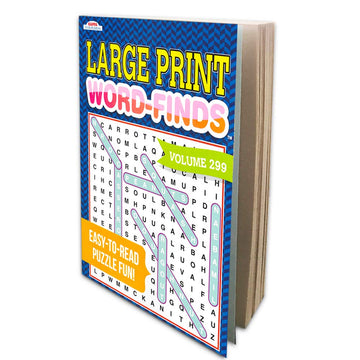 Bendon Jumbo Word Find Puzzle Books for Adults - Set of 4 Large Print Word Search Books with 380+ Pages and Bookmark