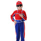 Clothand Kids Racing Suit Costume Toddler And Boys Race Car Driver Jumpsuit For Halloween, Dress Up & Pretend Play, Ages 4-6