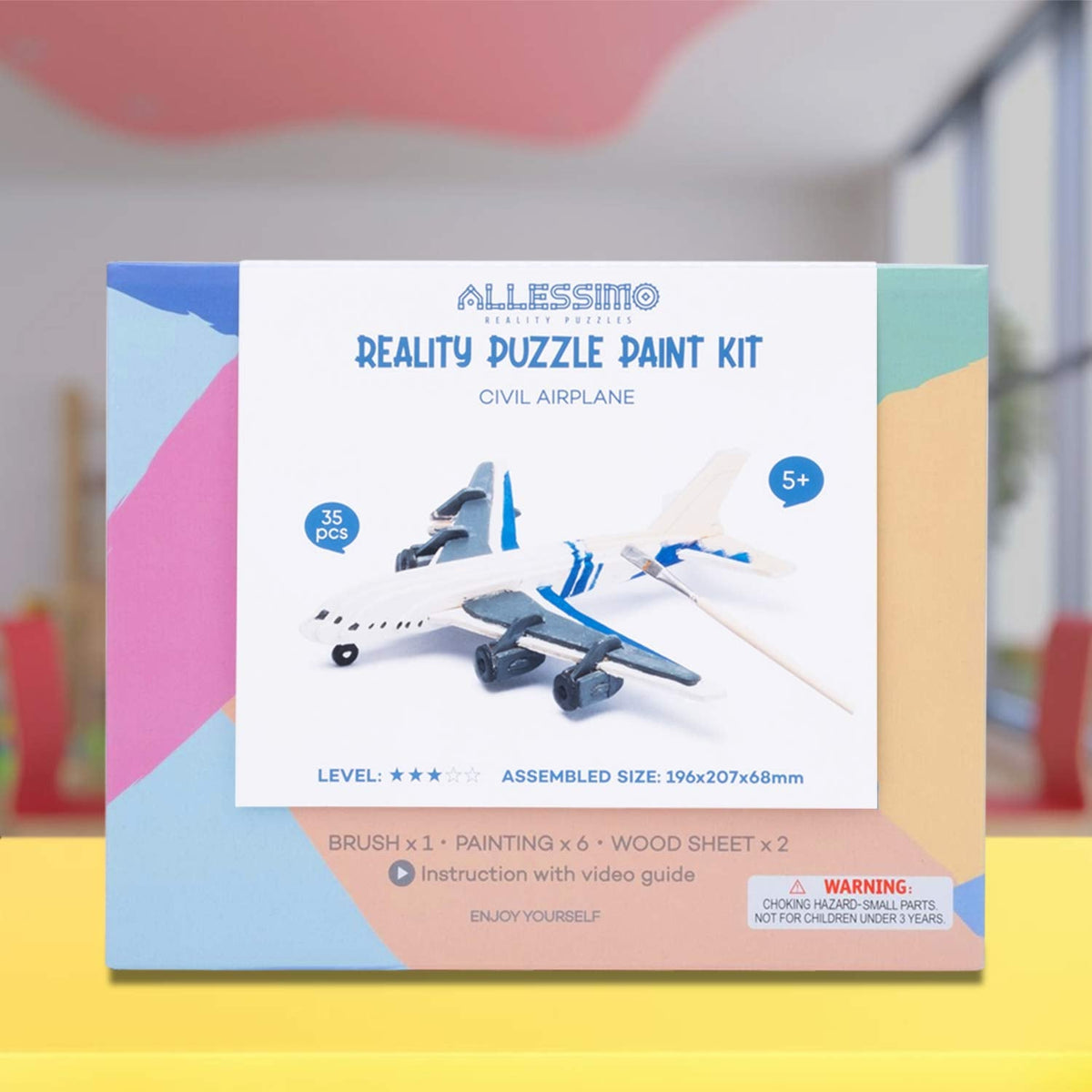 3D DIY Airplane Puzzle