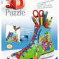 Ravensburger Super Mario Brothers 3D Jigsaw Puzzle - 108 Pieces, Plastic, Multi-coloured, 8.7 x 21.3 x 13.4 cm, Model