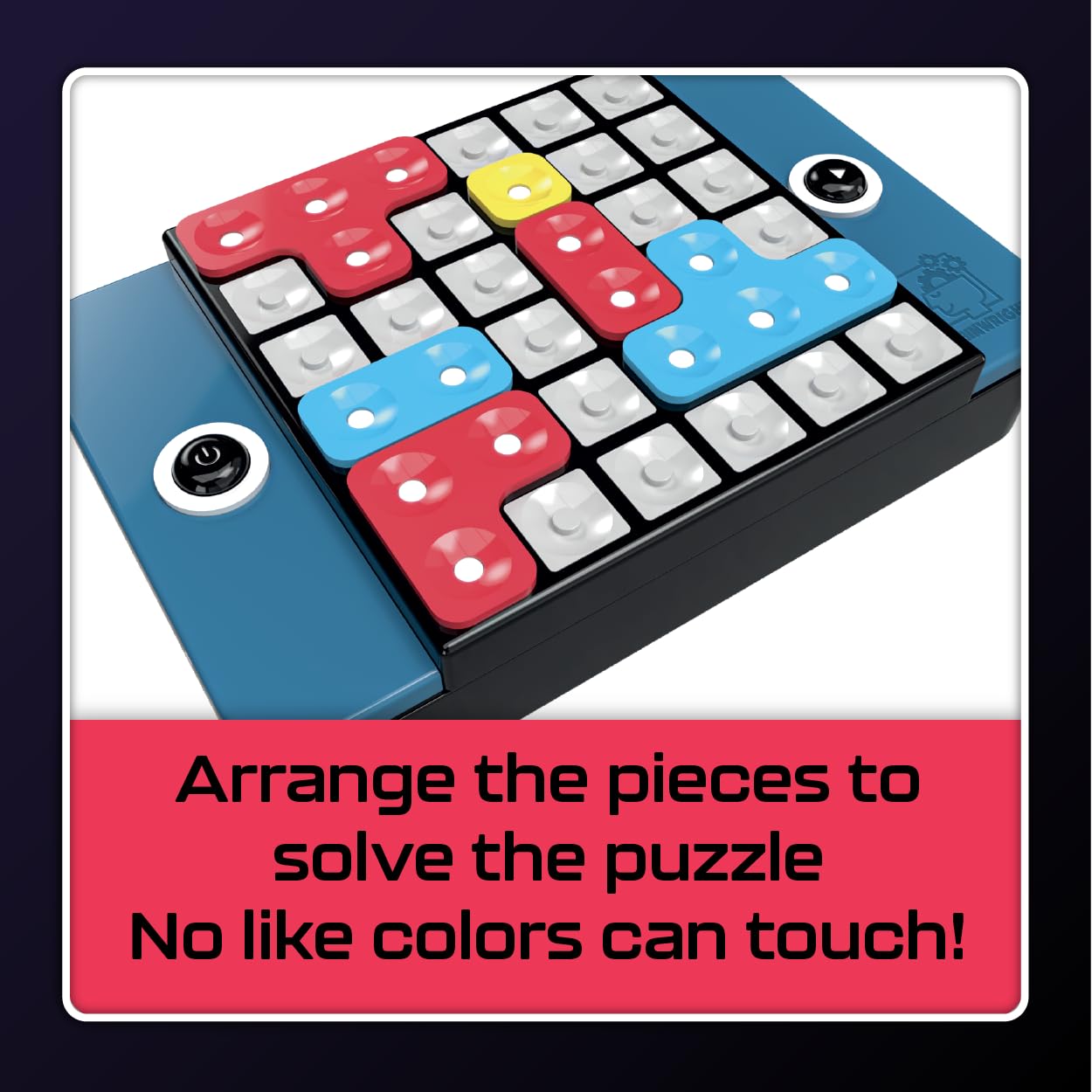 Brainwright - Puzzle Bright - The Electronic Light Up Brain Teaser Puzzle For Ages 8+. Brain Games For Kids And Adults, Travel Games, Stocking Stuffer Gift For Kids, Teens And Adults, 1+ Players