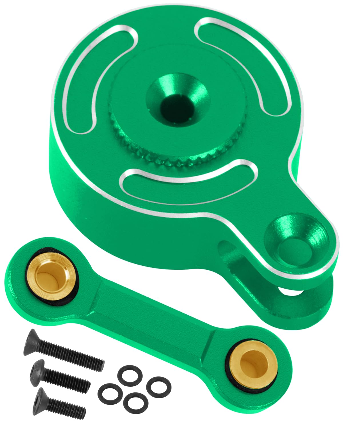 RCHuiWow RC Servo Saver Set 25T Upgrades Part for 1/10 Big Rock 3S BLX,Granite/Senton 3S BLX & Mega550,Kraton/Outcast 4S BLX,1/8