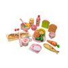 ATORSE Wooden Play Toy Food Set Kitchen Toy Cooking Toy Food Toys for Children Kids Dinner|Baby | Toys for Baby | Developmental 