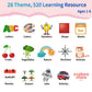 Eaever Educational Learning Toys - 520 Sight Words Talking Flash Cards, Autism Sensory Toys, Pocket Speech For Toddlers, Toddler