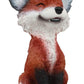 Gifts & Decor Ebros Sinister Pets Collector Teehee Grinning Sly Fox Figurine 4.25' H Red Fox Figurine