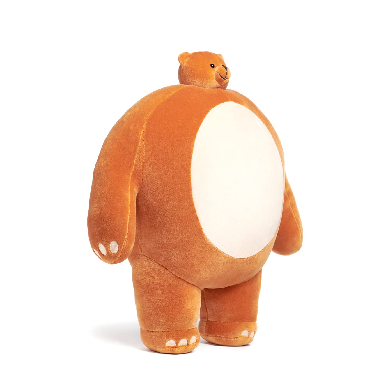 TINY HEADED KINGDOM Pip Bear - 15" Plush Stuffed Animal, Medium Size, Adorable Little Head Bear, Synthetic Material, Perfect for Girls and Boys