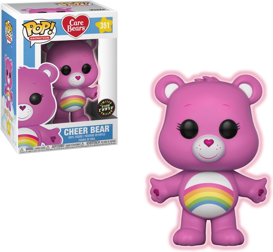 Funko Cheer Bear (Care Bears) Pop! Animation (Gitd) Chase