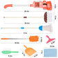 Meland Kids Cleaning Set - 8Pcs Toddler Broom & Toy Vacuum - Colorful Plastic House Cleaning Toys for Boys & Girls, Model clean001