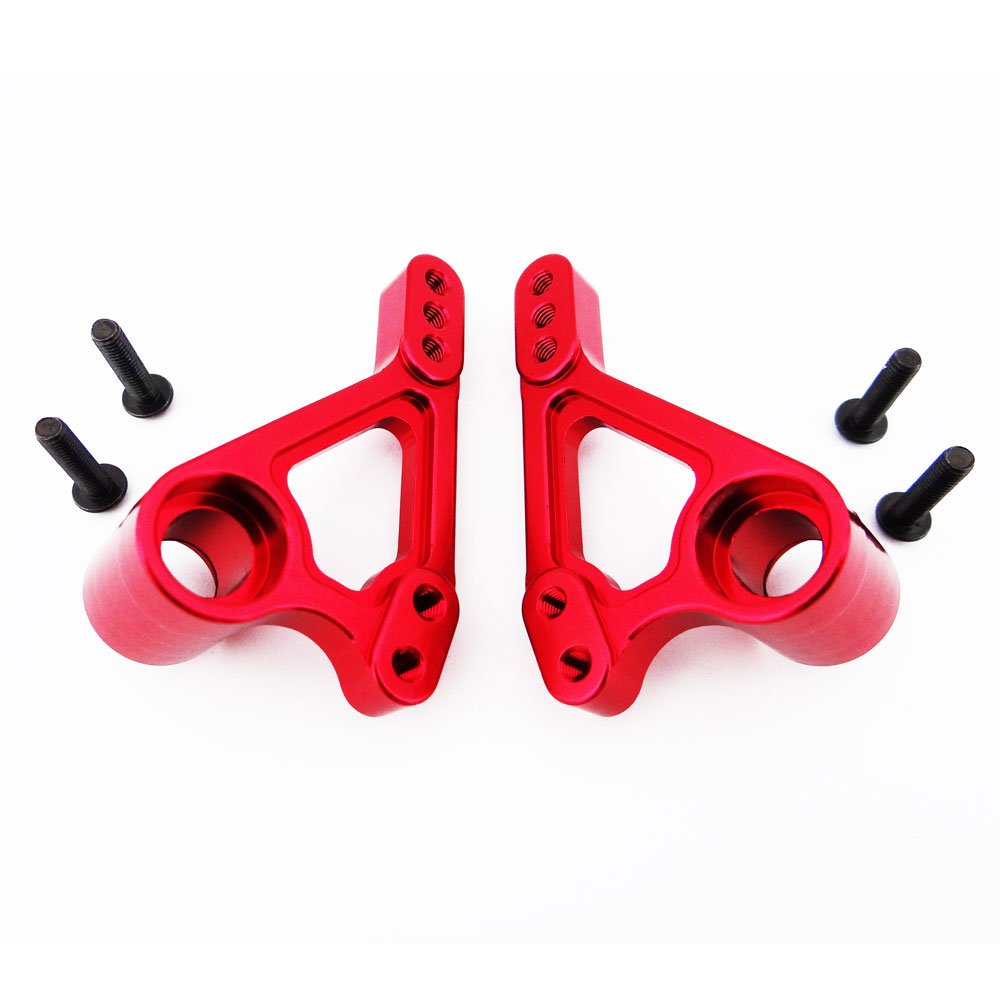 Atomik RC Alloy Front Rocker Arm Set, Red fits The Traxxas 1/10 E-Revo and Other Traxxas Models - Replaces Traxxas Part 5358