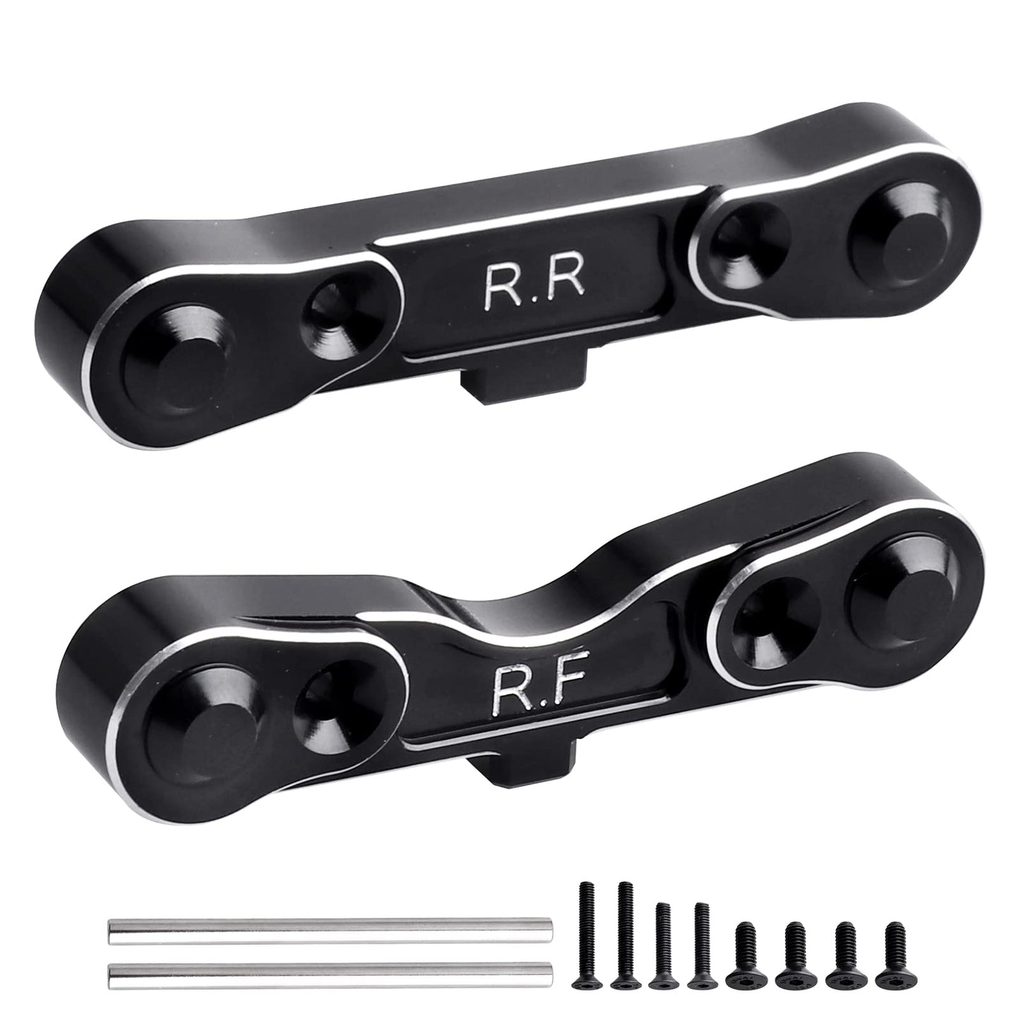 AllinRC Aluminum Rear Lower Suspension Mount Set for 1/8 Arrma Kraton Talion 6S 1/7 Infraction Mojave Upgrades