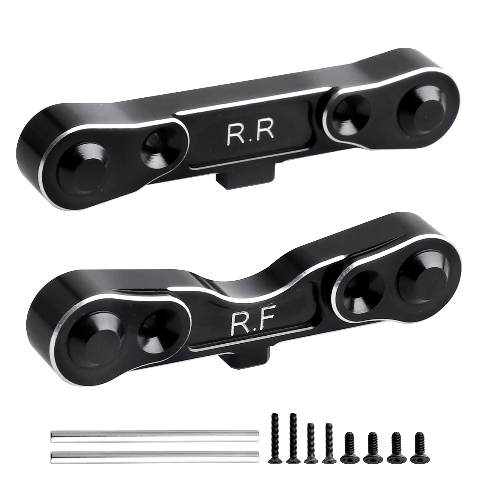 AllinRC Aluminum Rear Lower Suspension Mount Set for 1/8 Arrma Kraton Talion 6S 1/7 Infraction Mojave Upgrades