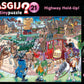 Jumbo, Wasgij, Retro Destiny 21 - Highway Hold Up!, Unique Collectable Jigsaw Puzzles For Adults, 1,000 Piece