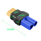 Laisomeke Xt60 Male To Ec5 Female Mould Type Adapter No Wire Connector Adapter For Lipo Battery (2Pack)
