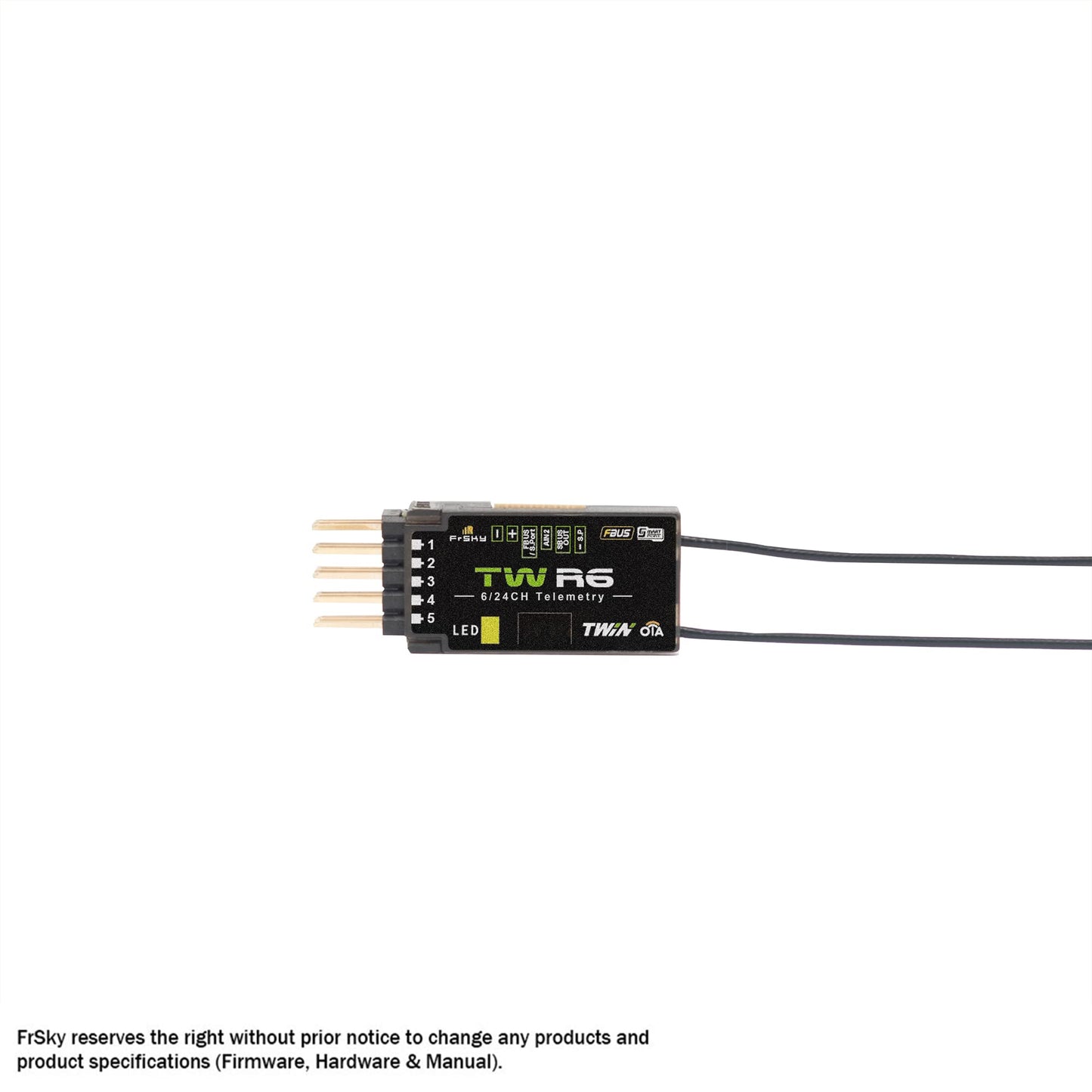 FrSky TW R6 Receiver Supports 4ms Race Mode with Ultra Low Latency
