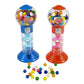 The Dreidel Company Spiral Fun Gumball Bank 10.5'' Inches Tall, Assorted (Single)