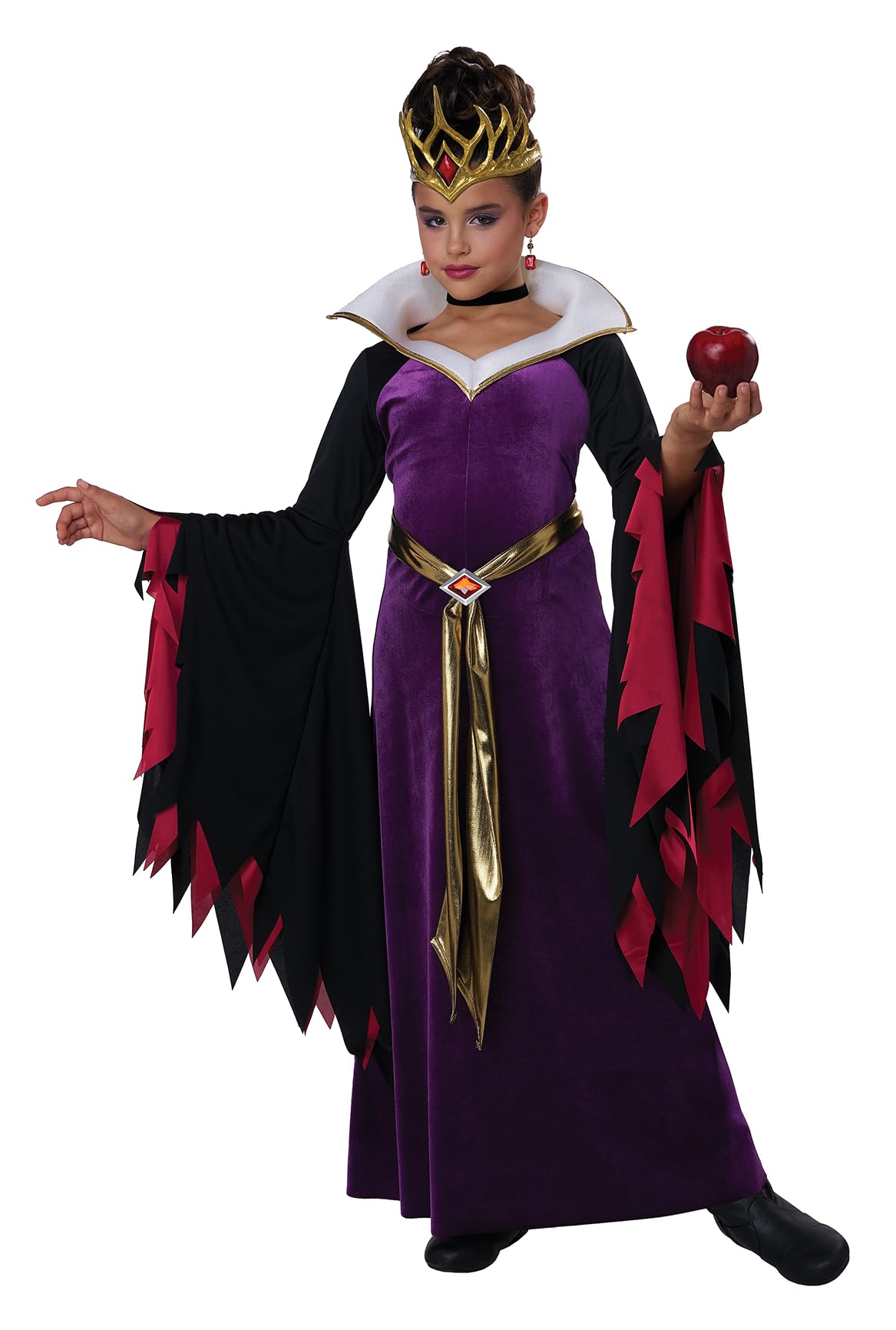 California Costumes, Girls Evil Queen Cosplay Dress, Size M