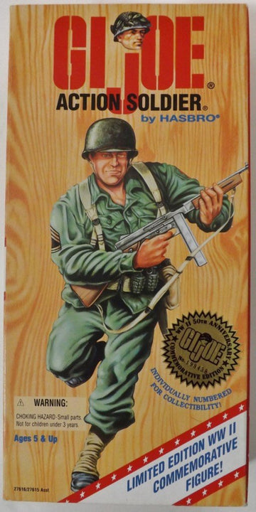 12' Gi Joe Action Soldier Action Figure Wwii 50Th Anniversary Numbered Commemorative Edition (Hasbro 1995)