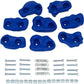Swing Set Stuff Small Textured Rock Holds (Blue) with SSS Logo Sticker (Set of 8)