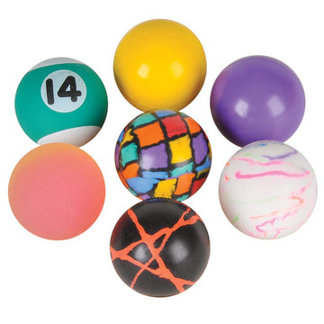 Bedwina Bouncy Balls In Bulk - Pack Of 36 (1Inch/27Mm) Hi Bounce Ball Variety Assortment Mix, Colorful And Small Rubber Bouncing Balls For Kids
