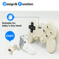 Cool Remote Game Control Teething Toy For Babies 0-6 6-12 Months,Game Controller Teether For Gamer Parents,Baby'S First Valentines Day Gifts,Silicone Remote Chew Toys(White