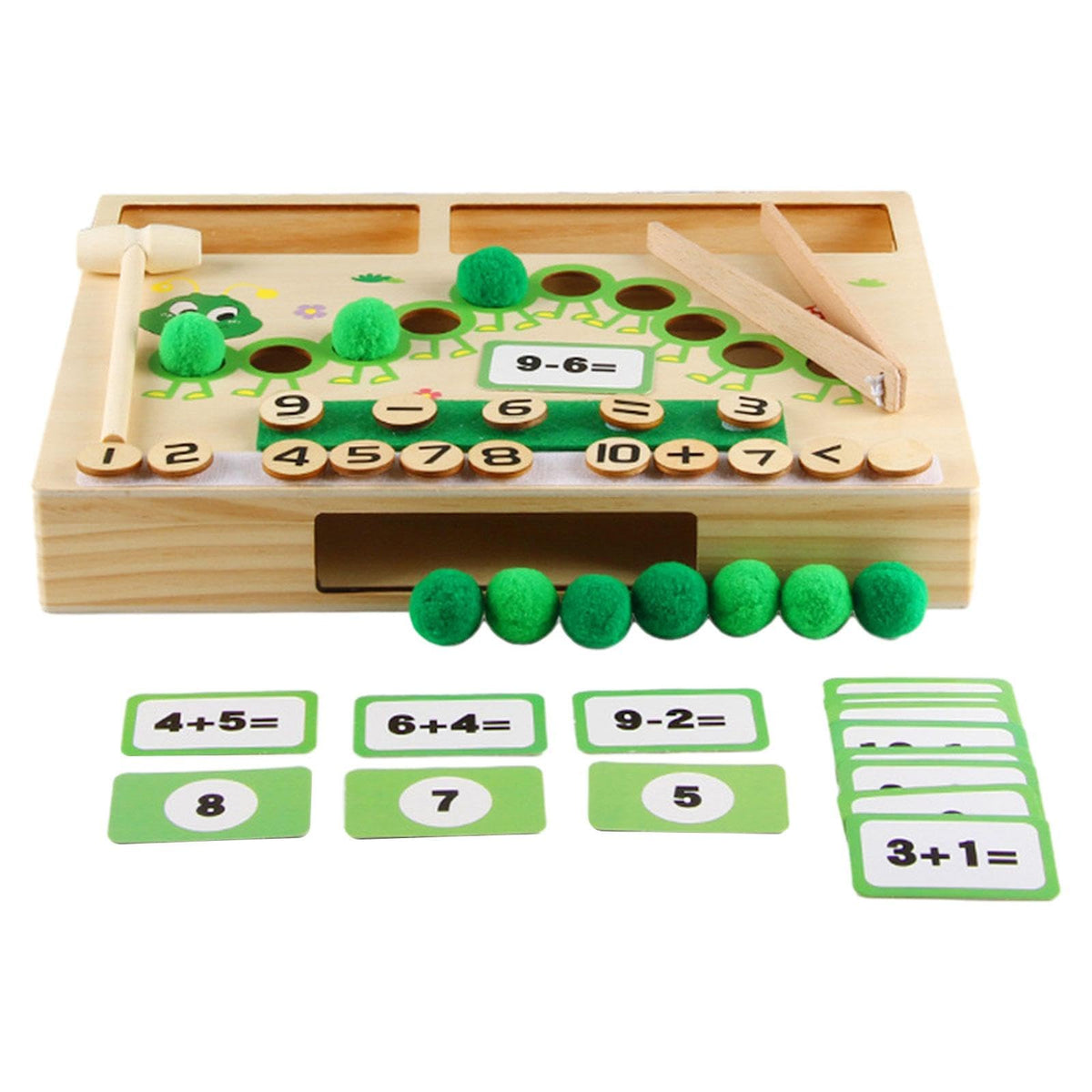 CALANDIS Montessori Math Counting Toy Math Manipulatives Teaching Games for Boys Kids | Mathematics | Educational