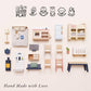 Le Toy Van - Wooden Dolls House Full Starter Furniture & Accessories Play Set For Dolls Houses | Girls Or Boys Dolls House Furniture Sets - Suitable For Ages 3+