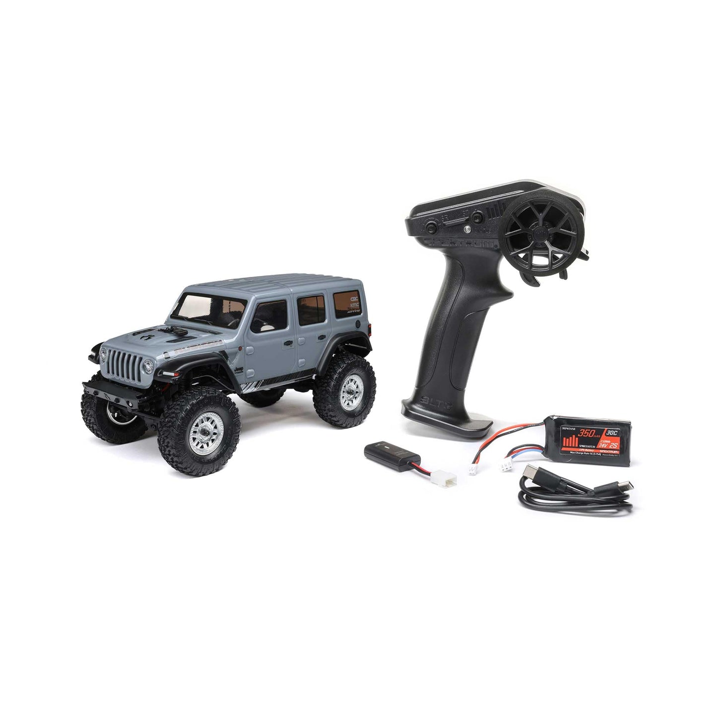 Axial RC Truck SCX24 2019 Jeep Wrangler JLU CRC, Gray: 1/24 4WD RTR (Battery and Charger Included), AXI00002V3T3