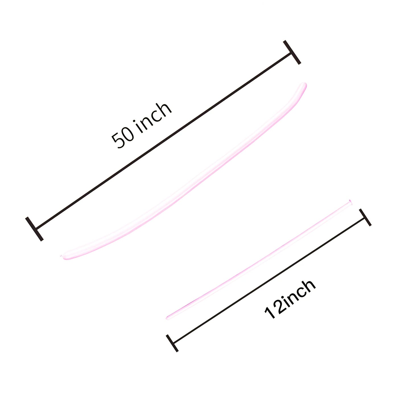 Eblliwsm 100Pcs 260Q Pale Pink Magic Long Balloons Decoration Shopping Mall Activities, Party Decoration, Parent-Child Activitie