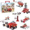 Euphoria 87Pcs City Fire Brigade Building Block Set For Kids,Stem Building Toys For Boys Girls (Multicolor)