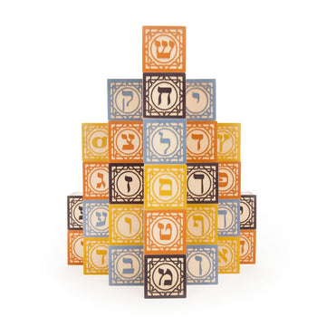 Uncle Goose Hebrew Blocks - Made In The Usa
