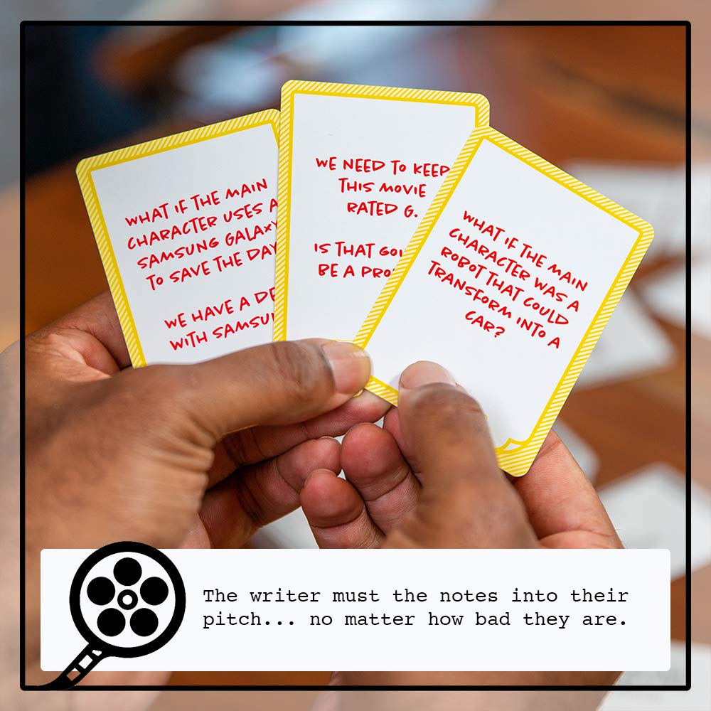 Skybound Pitchstorm : Card Game Of Pitching Horrible Movie Ideas To The Worst Executives | Fun Party Tabletop Game Enjoyed By Te