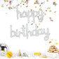 Happy Birthday Balloons Banner,16 Inch Mylar Foil Letters Balloons,Birthday Party Banner For Kids And Boy And Girl Adults,Reusab