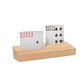 Willowdale Wooden Card Holder For Playing Cards Set Of 2, Canasta Cards Bridge Card Playing Card Holders For Adults, Solid Wood