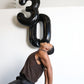 Black Number Balloon 40 Inch, 0 Number Balloons, 10 20 30 40 50 60 70 80 Numbers Balloon Birthday Decorations, Black Party Suppl