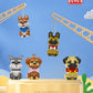 dOvOb Micro Mini Blocks 8-in-1 Dogs Set, 1616 Plastic Bricks, 3D Puzzle Model Toys for Adults & Kids, Golden Color