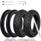 Cooryda 10X2.125 Tire And Inner Tube,10X2.125 Inner Tube For Electric Scooter Tire Replacement Wheels With 0 Valve Stem For 10In