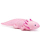 Zhongxin Made Axolotl Plush Toy - 20' Pink Axolotl Fish Lizard Creepy Stuffed Animals Cute Pink Reptilian Toys Real Plushie Toy, Unique Plush Gift Collection For Kids