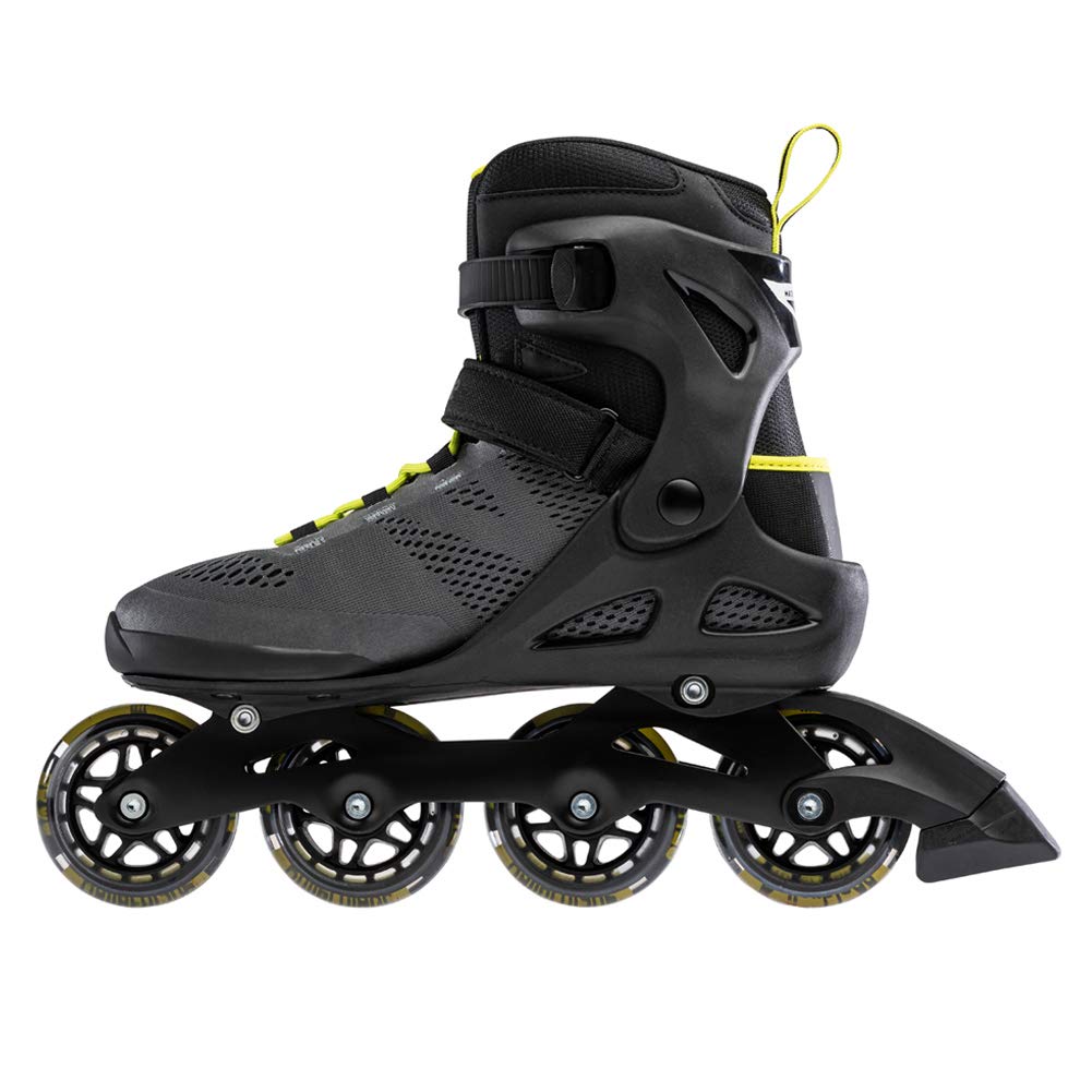 Rollercutting edge Macrocutting edge 80 Men's mature-themed Fitness Inline Skate  Black and Lime  Performance Inline Skates
