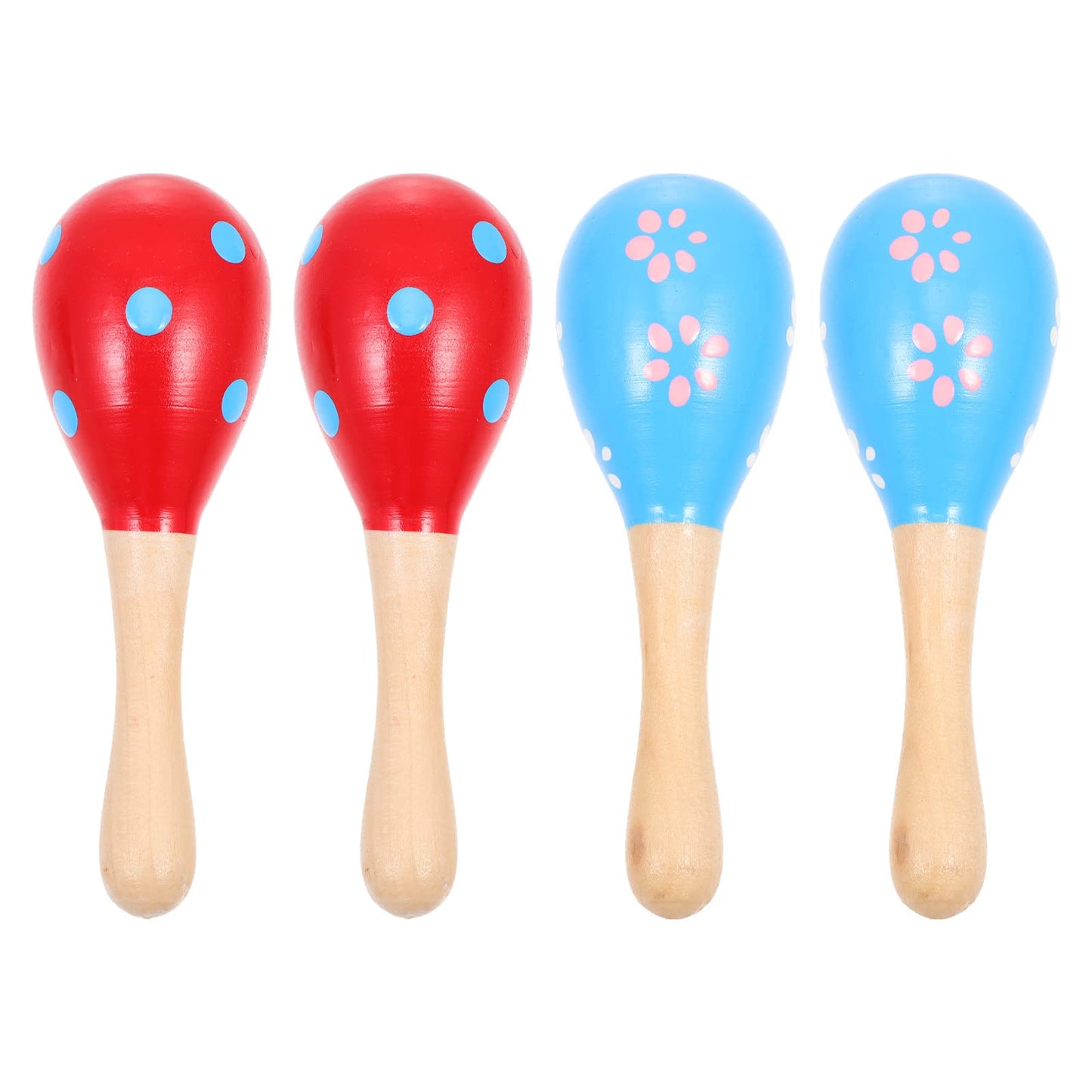 Excluzo 4Pcs Adorable Sand Hammers Children Early Educational Musical Instruments
