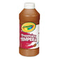 Crayola 541216007 Premier Tempera Paint, Brown, 16 oz