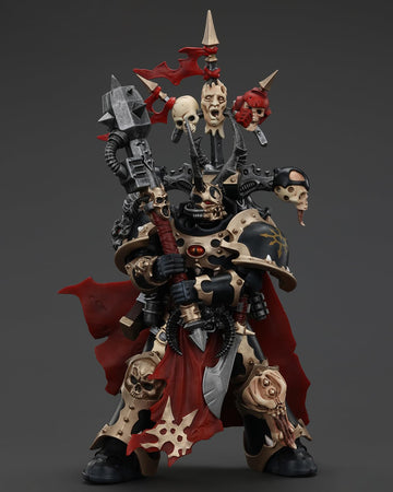 JoyToy Warhammer 40K Genuine License 1:18 Action Figure  Chaos Space Marines Black Legion Chosen Champion with Bolter and Power Maul  4.96 inch Collectible Action Figures Sets