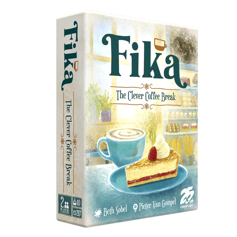 Fika , Two Player Coffee Shop Themed Strategy Card Game - 25Th Century Games