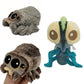 Spider Plush 6.9 Inch Jumping Spider Stuffed Animal Plush Toy Soft Cute Spider Plushie Gift For Kids (C)