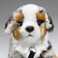 Carl Dick Australian Shepherd Dog With Lead 10.5 Inches, 25Cm, Plush Toy, Soft Toy, Stuffed Animal 3428