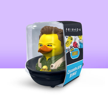 Tubbz Mini Chandler Bing Collectible Vinyl Rubber Duck Figure - Official Friends Merchandise - Retro Comedy Movies & Tv